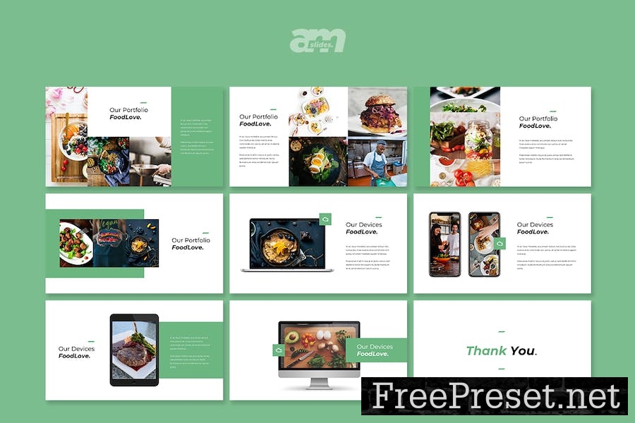 Food Love Google Slides V7CP2DY