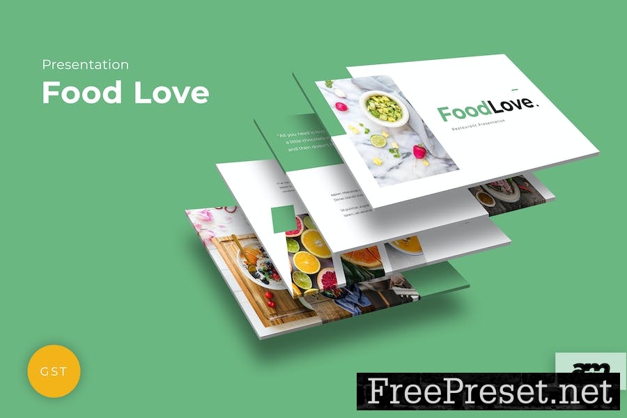 Food Love Google Slides V7CP2DY