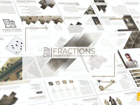 Fractions - Google Slides Template 9WF7GQ