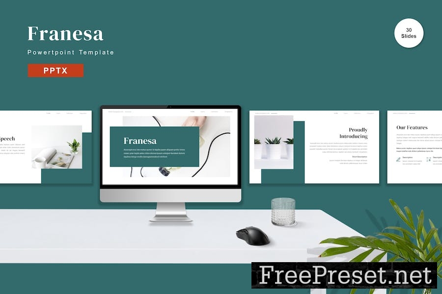 Franesa - Powerpoint Template 7WZEPPC