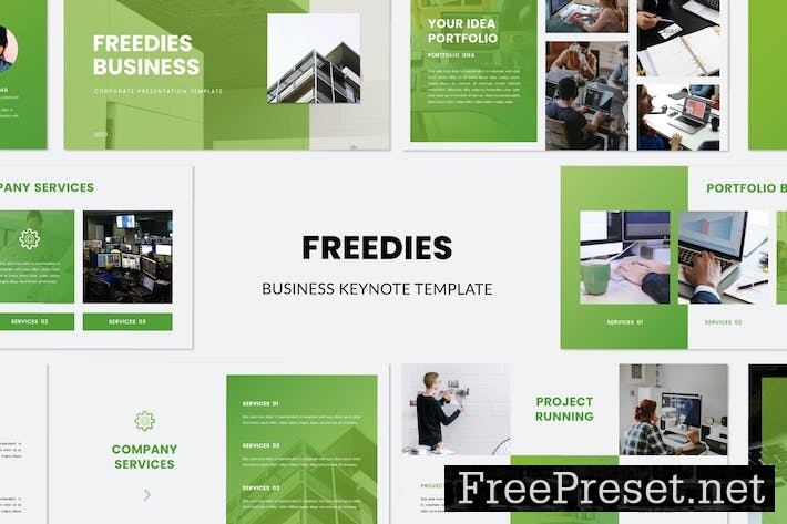 Freedies Business Keynote Template N74XKMB