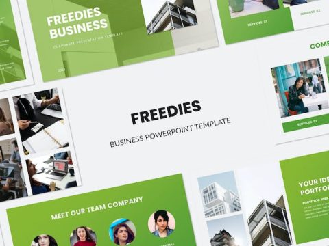 Freedies Business Powerpoint Template E7466T2