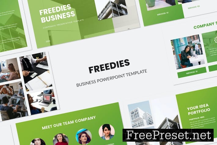 Freedies Business Powerpoint Template E7466T2