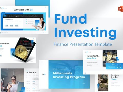 Fund Investing Finance PowerPoint Template ZHYHHF4