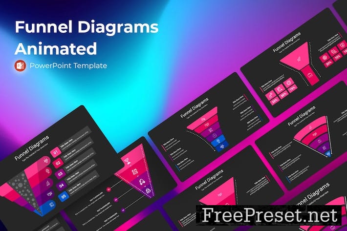 Funnel Diagrams Animated Powerpoint Presentation