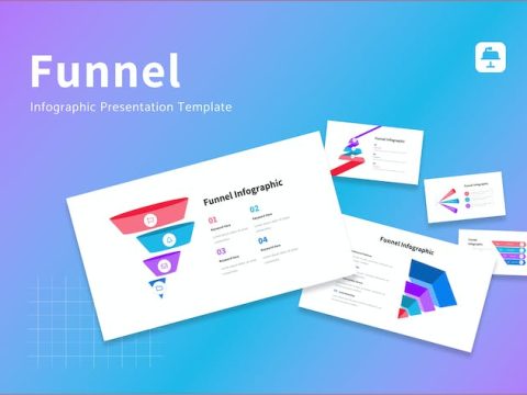 Funnel Infographic Presentation Keynote