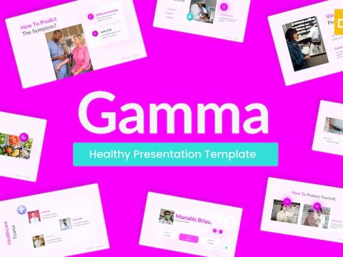 Gamma Purple Modern Medical Google Slides Template