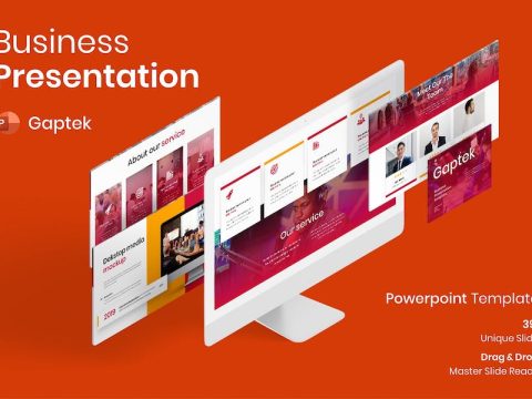 Gaptek – Business PowerPoint Template DECRPG9