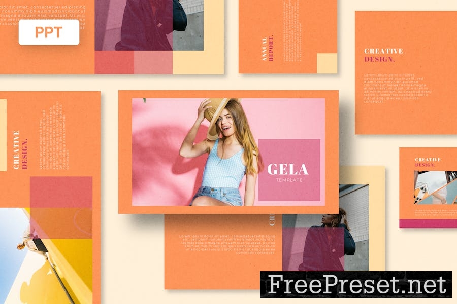 Gela - Powerpoint Template VW826YX