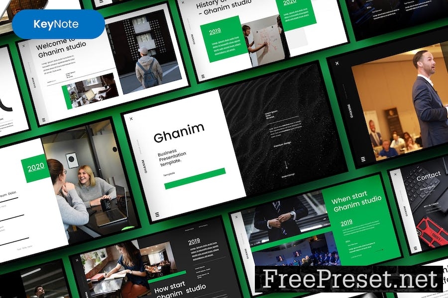 Ghanim – Business Keynote Template PYB9L4Z