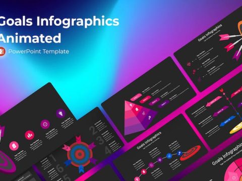 Goals Infographics Animated Powerpoint Template NUWG3T8