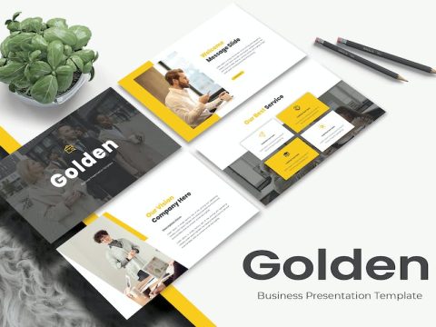 GOLDEN Business Keynote Template