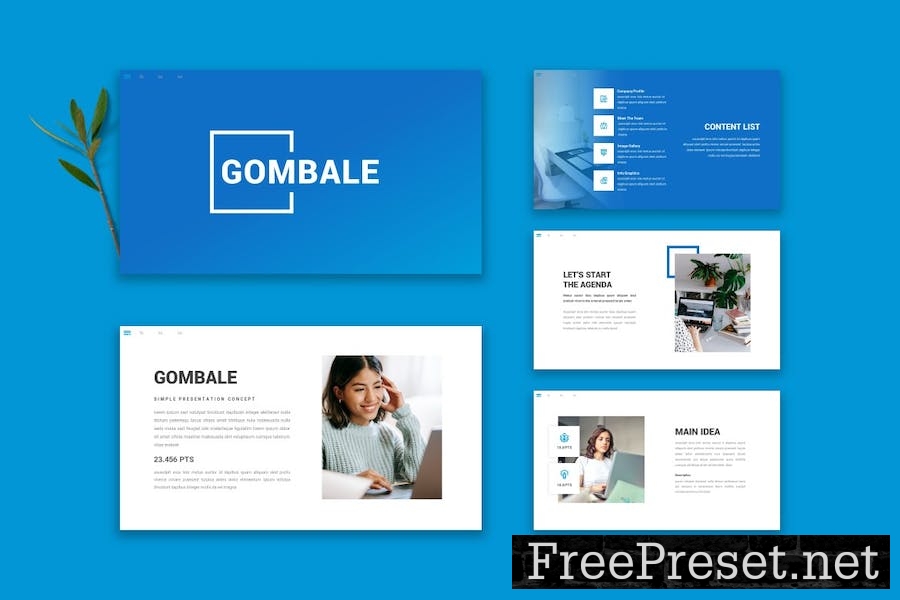 Gombale - Google Slide Template MH3GR7P