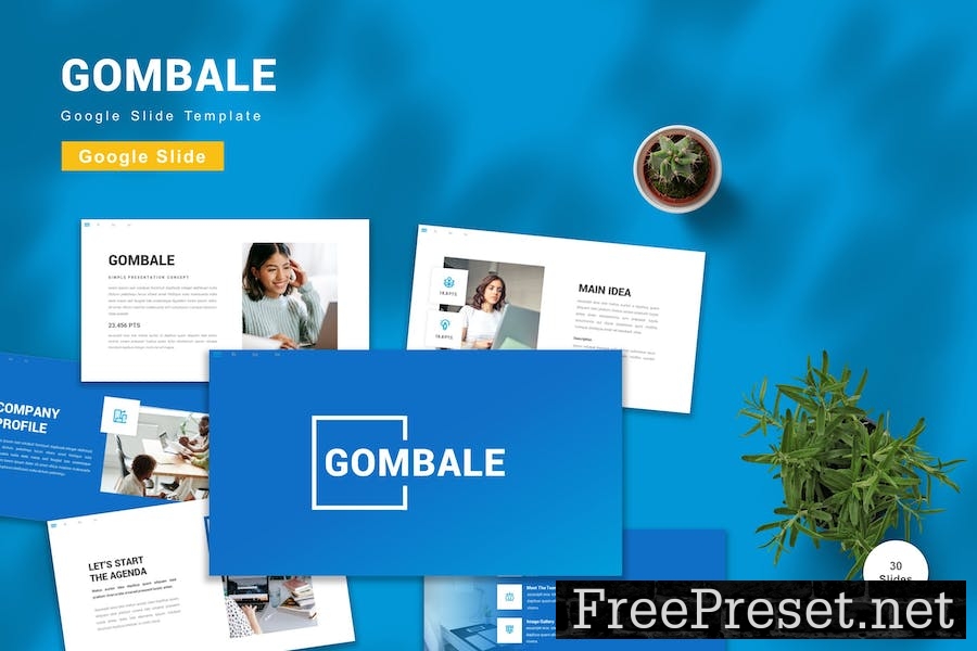 Gombale - Google Slide Template MH3GR7P