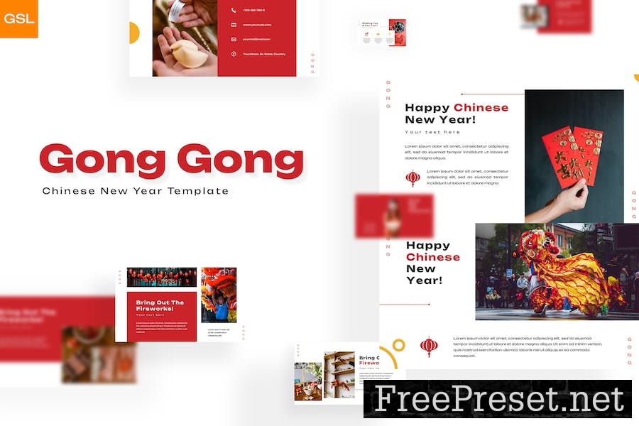 Gong Gong - Google Slides Template HB4NH83