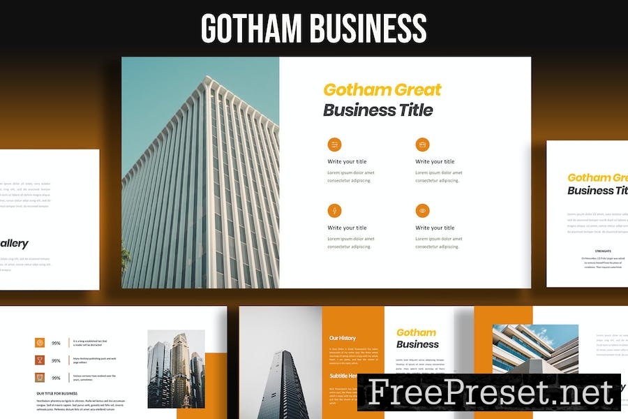 Gotham Business Google Slides Z9T2KKQ