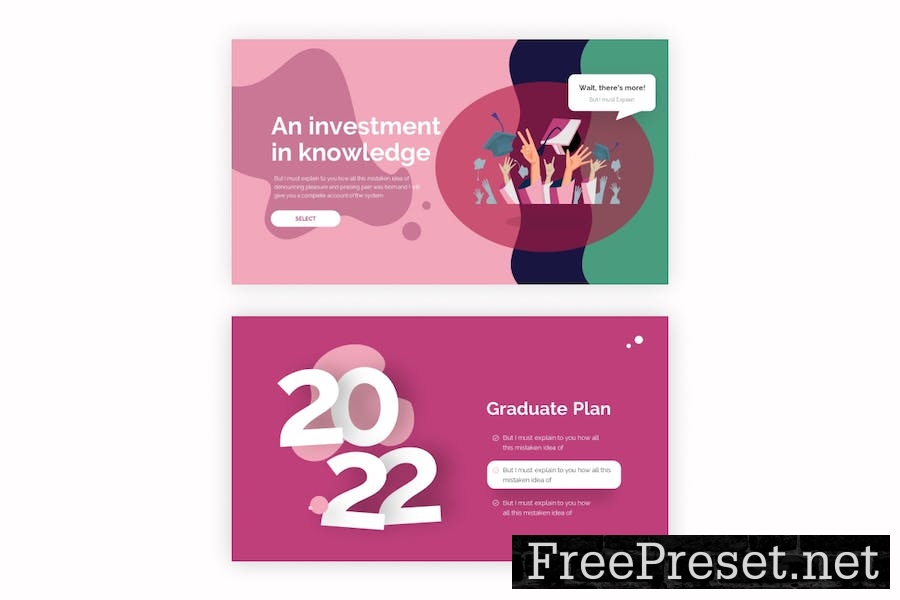 Gradbuzz Education Creative PowerPoint Template W9NPYVH