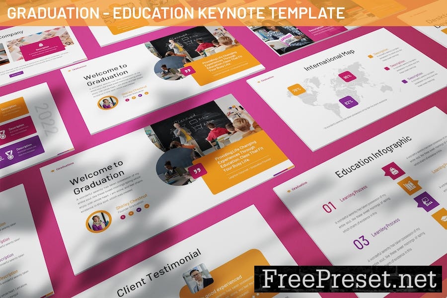 Graduation - Education Keynote Template 3 YNMXYAX