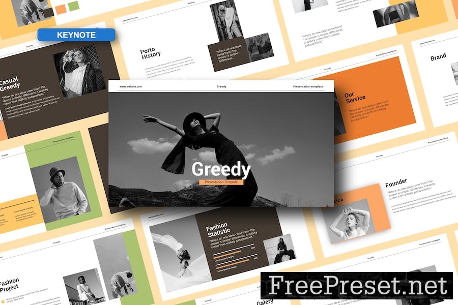 Greedy Keynote Template T2CEF5G