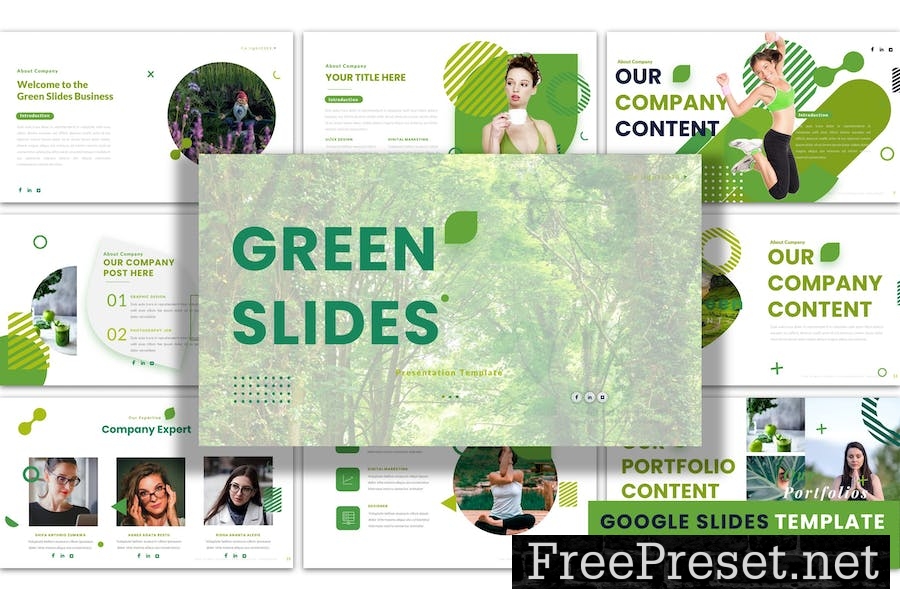 Green - Google Slides Presentation Template M944GV2