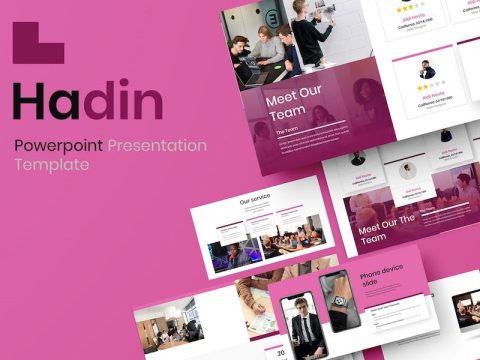 Hadin – Business PowerPoint Template 6ZFT8MK