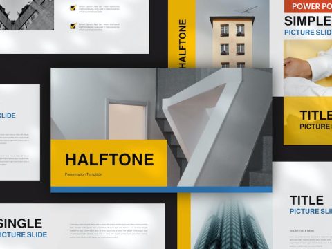 Halftone Business PowerPoint