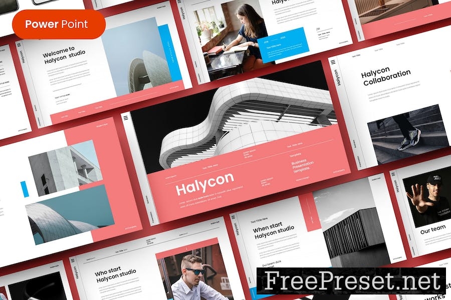 Halycon – Business PowerPoint Template TQ8JKWE