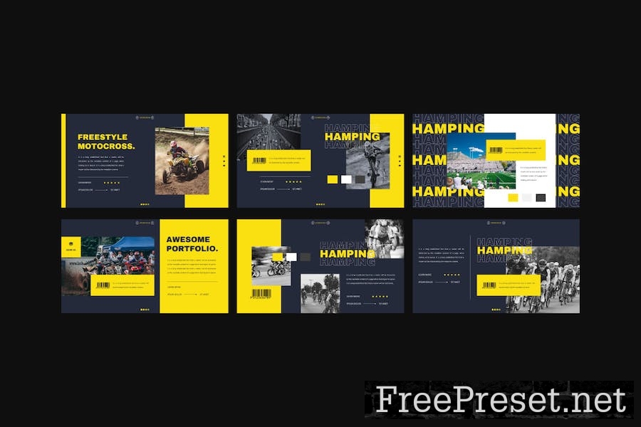 Hamping - Sport Google Slide Presentation Template