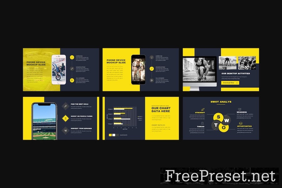 Hamping - Sport Google Slide Presentation Template