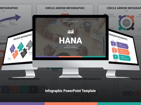 Hana - Arrow Infographic PowerPoint Template AFYNSHD