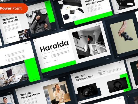 Haralda – Business PowerPoint Template NTM9VNT