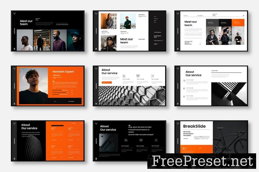 Hardwin – Business Keynote Template RQJTGZR