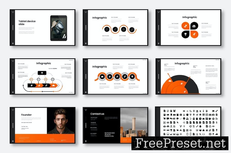 Hardwin – Business PowerPoint Template NAG6F5H