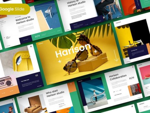 Harison - Business Google Slide Template XU3W8AB