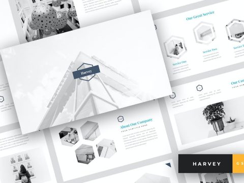 Harvey - Creative Google Slides Template GR4X8CT