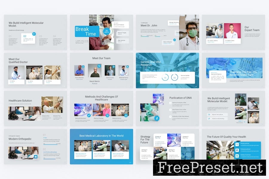 Healthful Creative Medical Google Slides Template