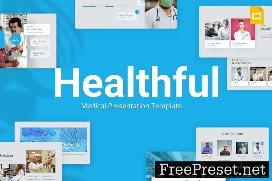 Healthful Creative Medical Google Slides Template