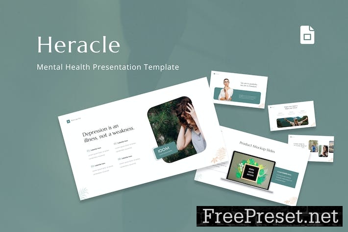 Heracle - Mental Health Presentation Google Slides