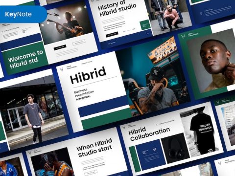 Hibrid – Business Keynote Template DXR4ARQ