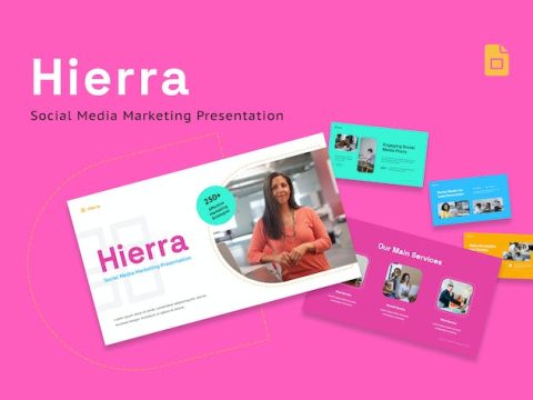 Hierra - Social Media Marketing Google Slides