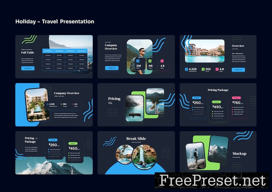 Holiday - Travel PowerPoint Presentation PSTGL6Q