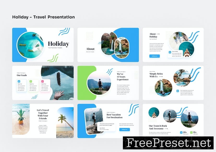 Holiday - Travel PowerPoint Presentation PSTGL6Q