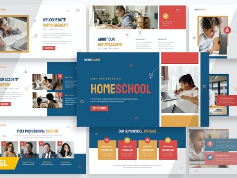 Homeschooling - Google Slide Template 6ZFDP2H