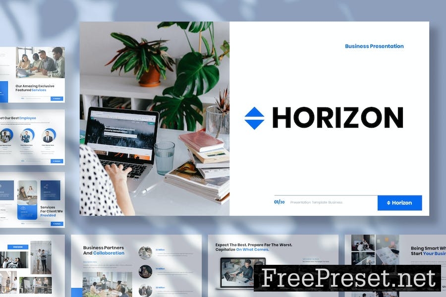 Horizon - Business Presentation Google Slide Templ