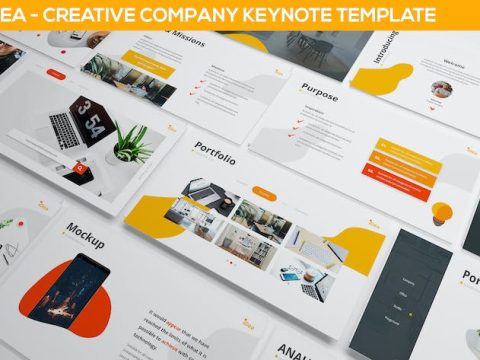 iDea - Creative Company Keynote Template 2XGPCV