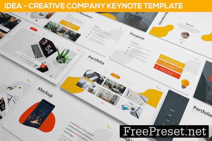 iDea - Creative Company Keynote Template 2XGPCV