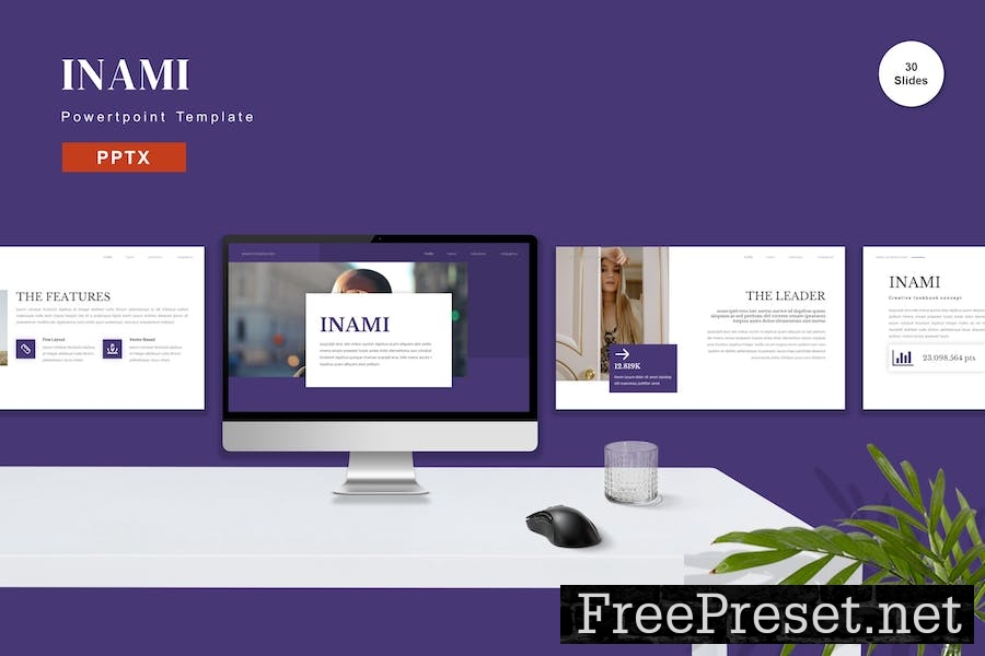 Inami - Powerpoint Template TJNE2WL