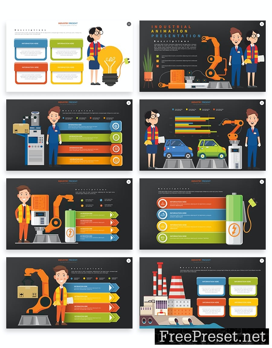 Industry Google Slides Presentation Templates LQ7TGAT