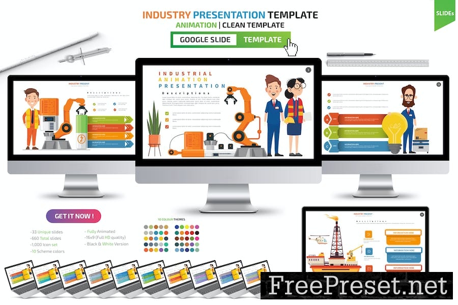 Industry Google Slides Presentation Templates LQ7TGAT