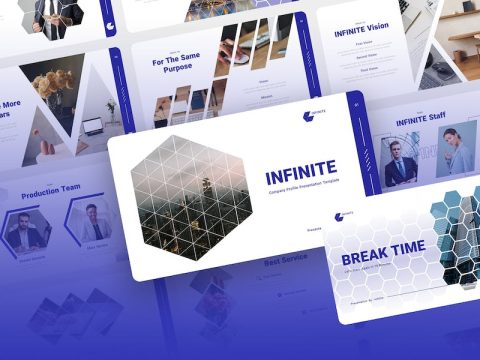 Infinite - Company Profile PowerPoint Template NULCLCB